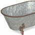 Jumbo Hammered Metal Bathtub Sculpture