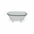 Jumbo White Bathtub Decorative Sculpture