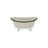 Petite Light Gray Bathtub Decor Piece