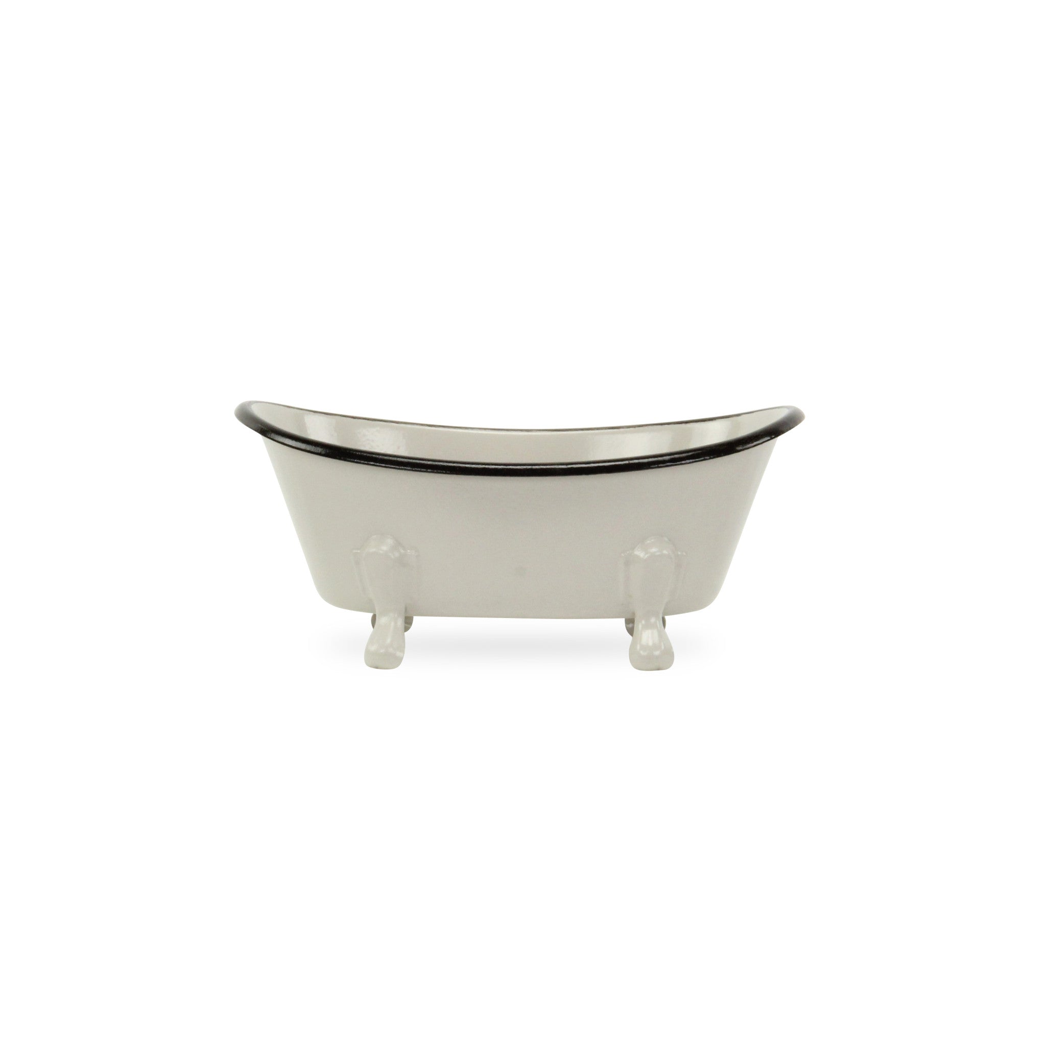 Petite Light Gray Bathtub Decor Piece