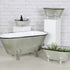 Petite Light Gray Bathtub Decor Piece