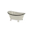 Petite Light Gray Bathtub Decor Piece