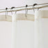 Ivory Sheer and Grid Shower Curtain and Liner Set