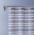 Navy and White Striped Shower Curtain