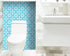 7" X 7" Aqua Gerber Removable Peel and Stick Tiles