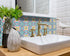 5" X 5" Raffia Gia  Removable Peel and Stick Tiles