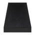 75" Black Wooden Wall Mounted Floating Shelf