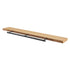 75" Natural Wooden Wall Mounted Floating Shelf