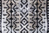 2' x 6' Black and Gray Aztec Washable Runner Rug