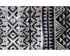 2' x 3' Black and Gray Aztec Washable Floor Mat