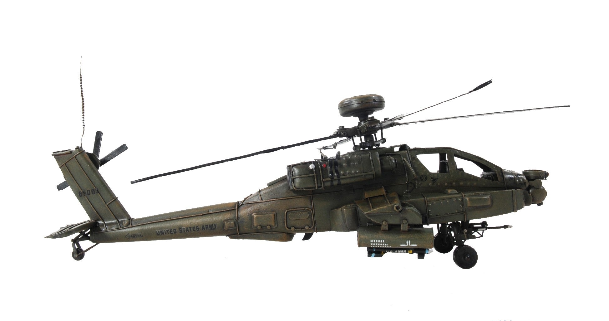 Ah-64 Apache Helicopter Sculpture