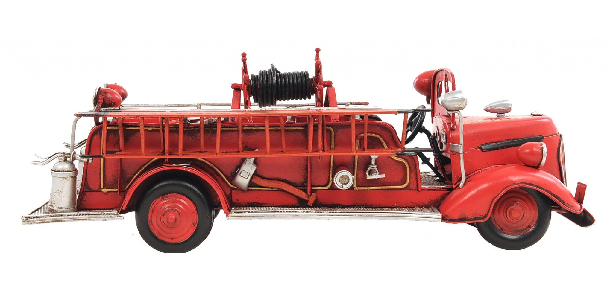 c1938 Ford Red Fire Engine Sculpture