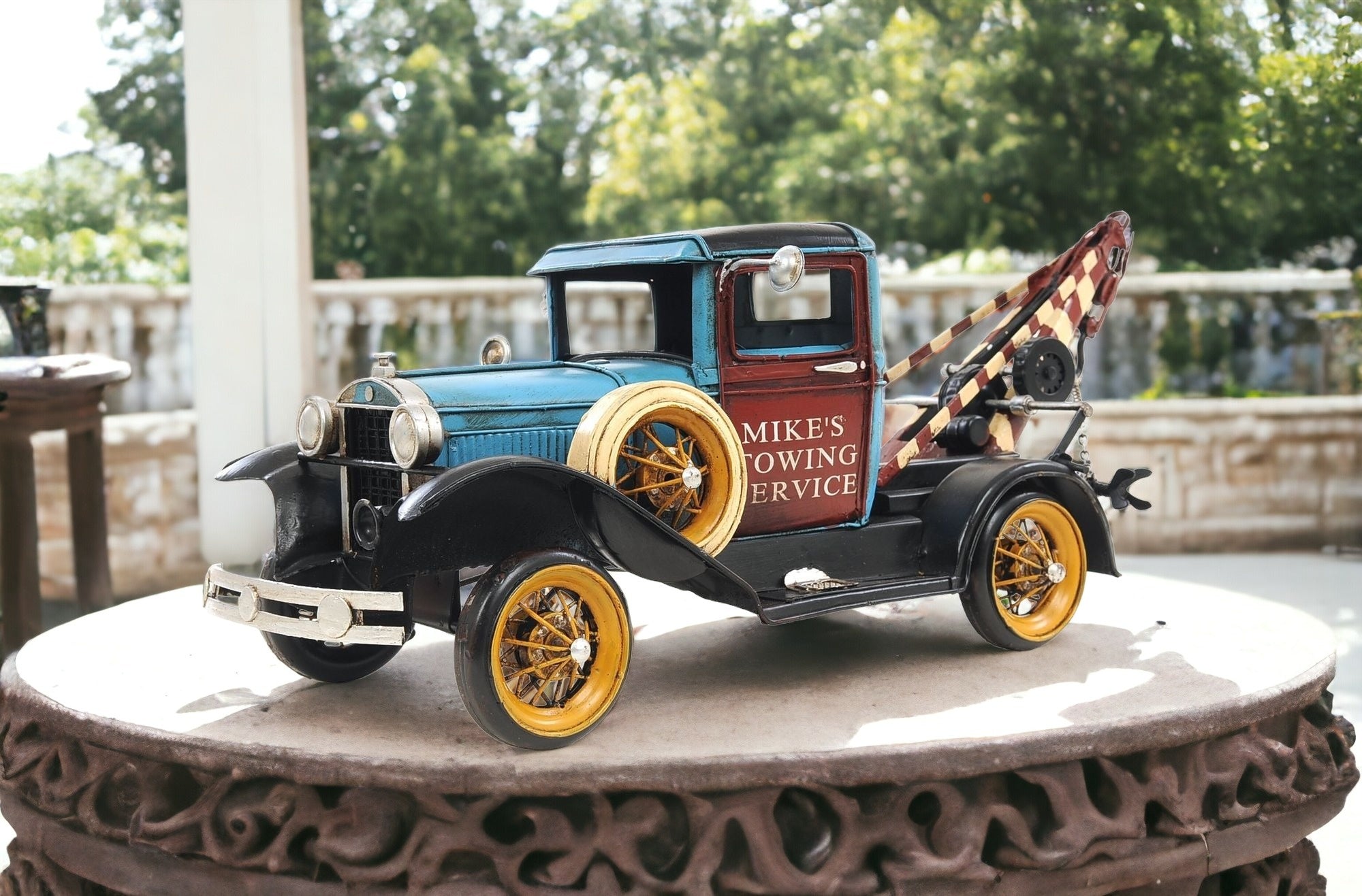 c1931 Ford Model A Tow Truck Sculpture