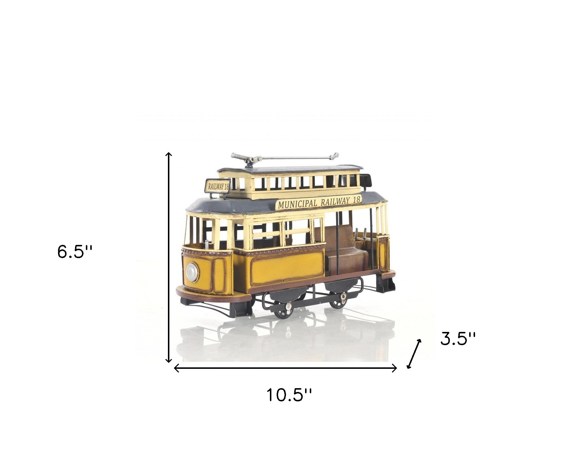 Railway Cable Car Sculpture