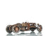 c1924 Bugatti Bronze and Silver Open Frame Racecar Sculpture