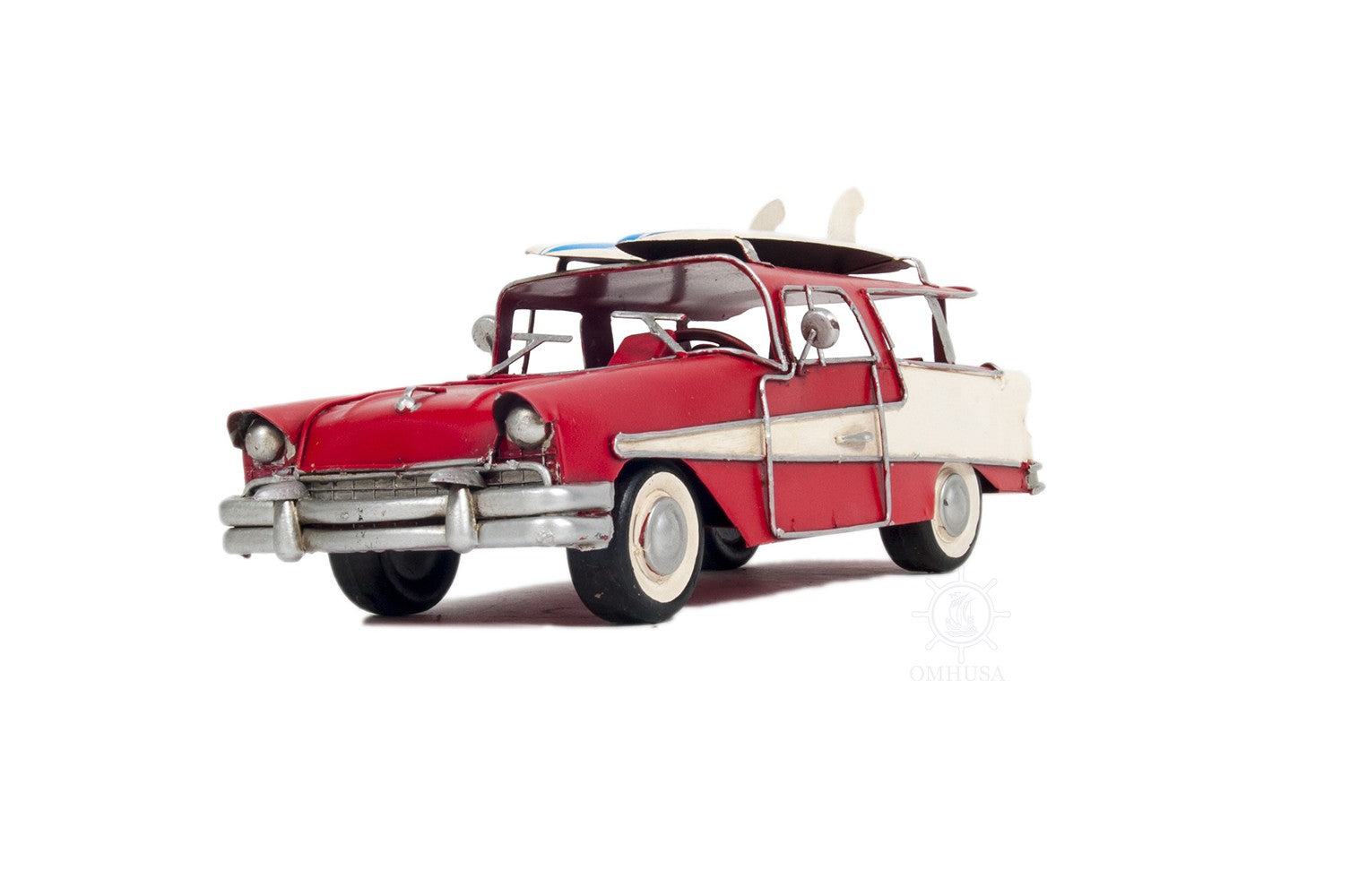 c1957 Red Ford Country Squire Station Wagon Sculpture