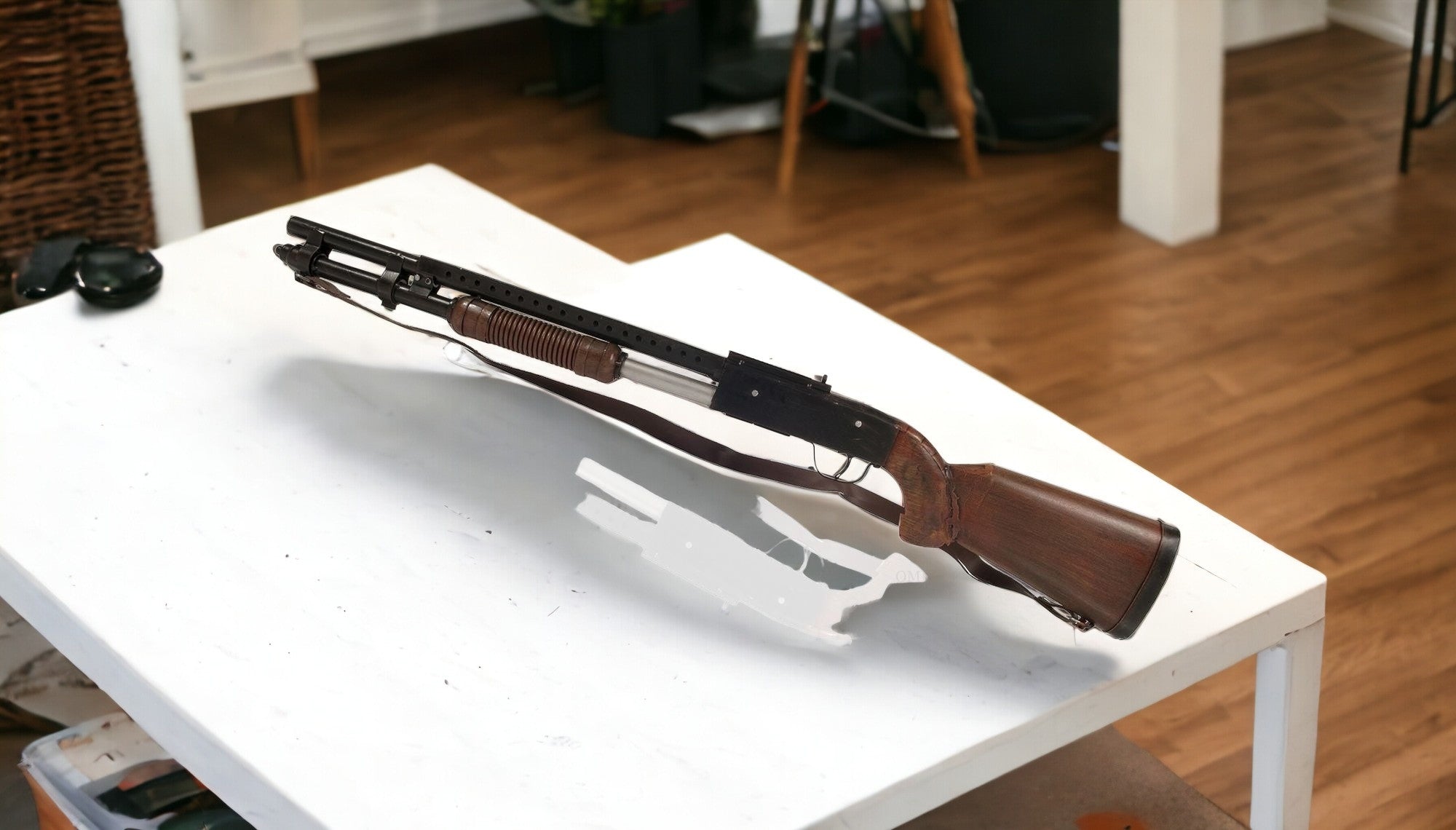 c1908 Remington Model Shot Gun Sculpture