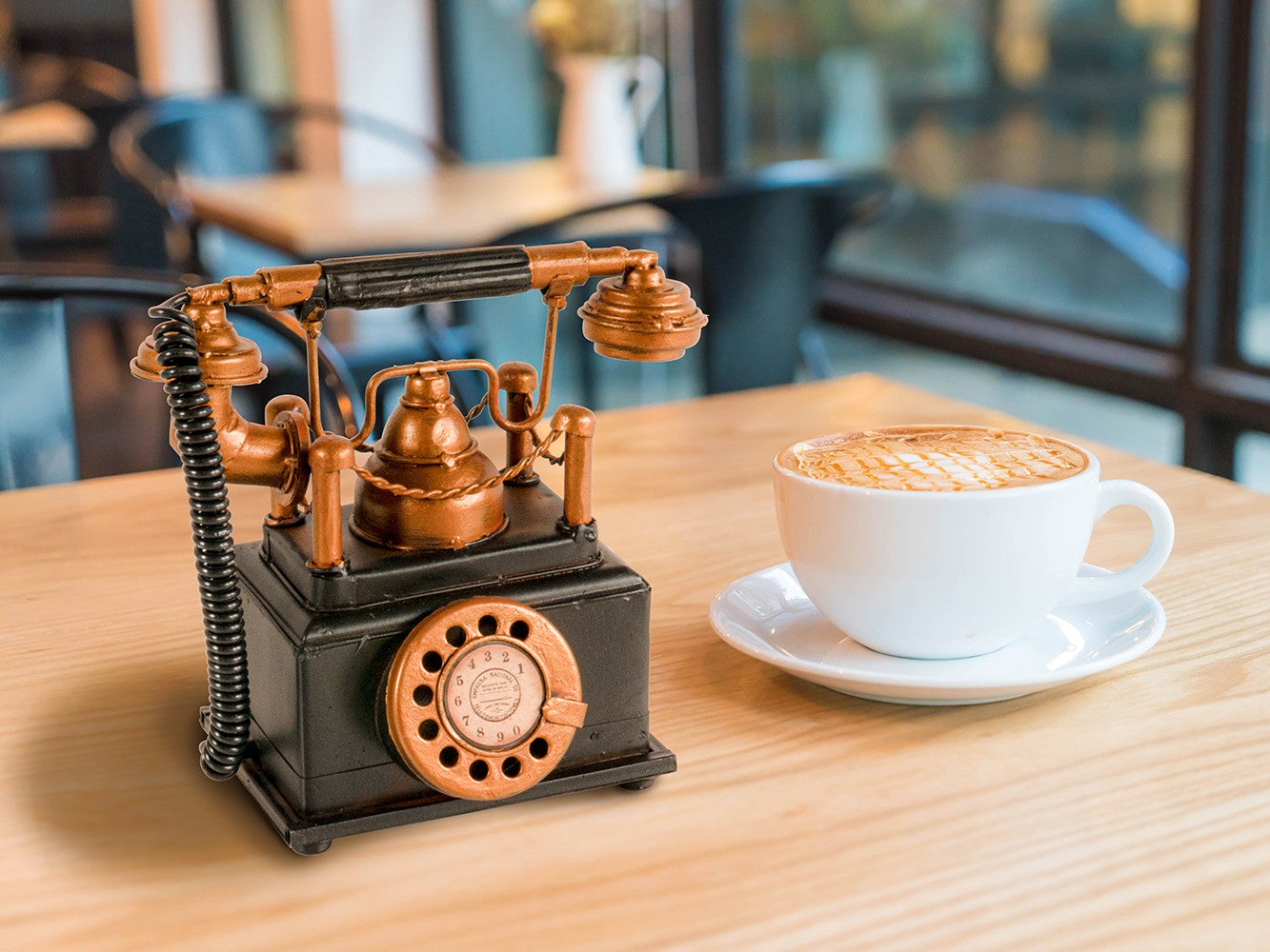 Vintage Telephone Coin Bank