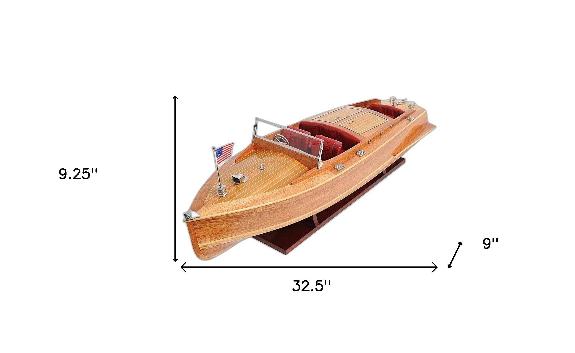 c1938 Chris Craft Runabout Large Model