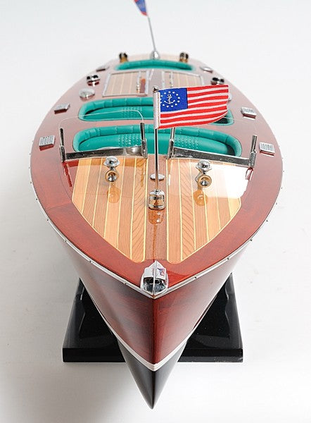 c1928 Chris Craft Triple Cockpit Large Painted Model