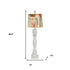 30" WHITE Standard Table Lamp With Multi Shade