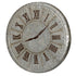 Vintage Galvanized Metal Round Wall Clock