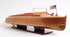 15" Natural Manufactured Wood Boat Sculpture