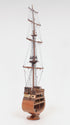 34" Brown Boat Model Sculpture