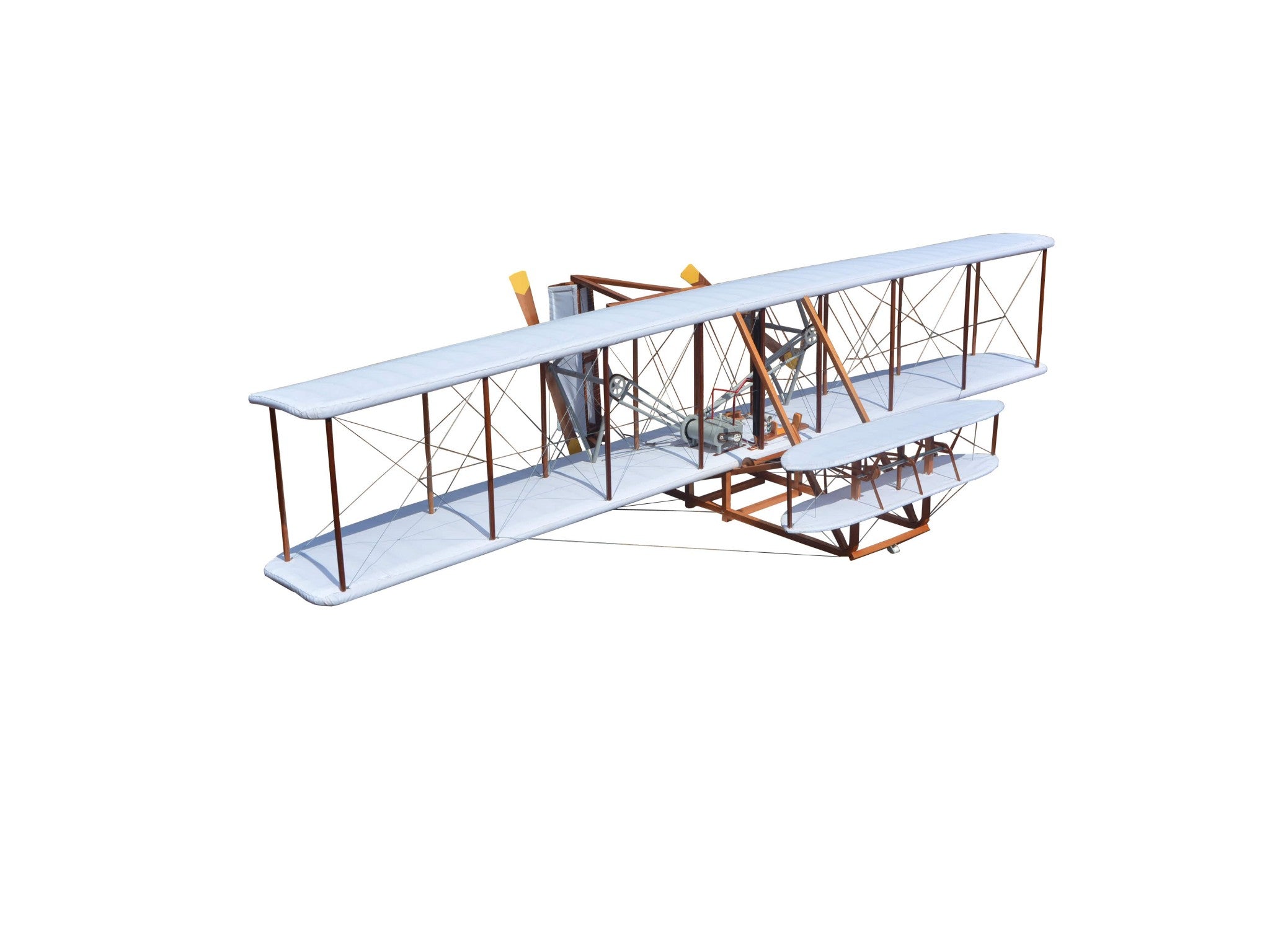 c1903 Wright Brothers 8" Cedar Wood Replica Plane Model