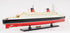 11" Black and Red SS France Boat Hand Painted Decorative Boat