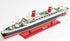 9" Black and Red SS United States 1952 Boat Hand Painted Decorative Boat