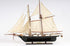 26" Black and White 1847 Harvey Hand Painted Decorative Boat