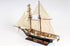 26" Black and White 1847 Harvey Hand Painted Decorative Boat