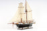 26" Black and White 1847 Harvey Hand Painted Decorative Boat