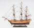 20" Wood Brown 1797 USS Constitution Hand Painted Decorative Boat