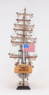 20" Wood Brown 1797 USS Constitution Hand Painted Decorative Boat