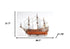 32" Wood Brown c1665 Zeven Provincien Hand Painted Decorative Boat