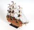 18" Wood Brown HMS Victory Hand Painted Decorative Boat