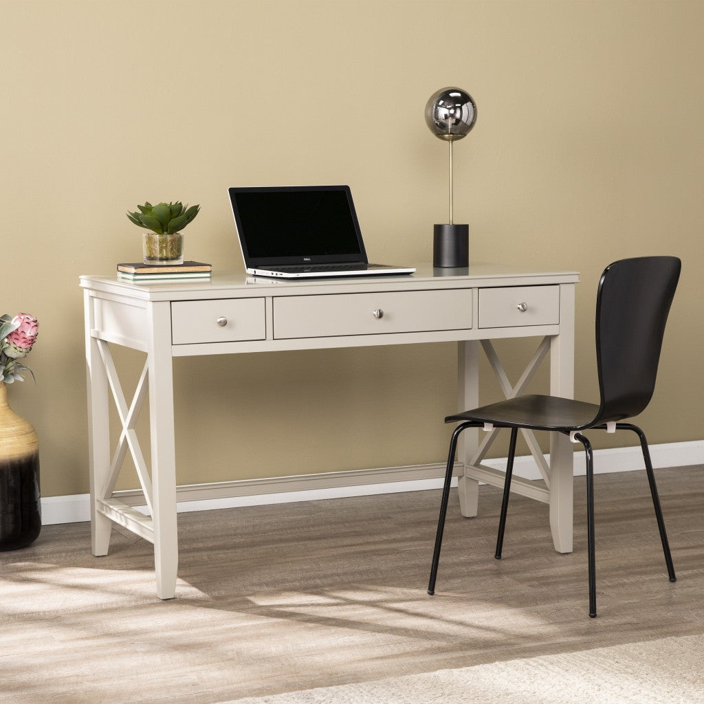 Farmhouse Gray Writing Desk