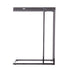 25" Silver And Gray Expandable Rectangular End Table