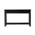 48" Black Console Table With Storage