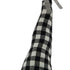 Black and White Buffalo Plaid Standing Gnome