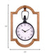 Wooden Frame Hanging Wall Clock