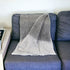 Supreme Soft Suttle Gray Handloomed Throw Blanket