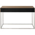 47" Brown and Silver Frame Console Table And Drawers