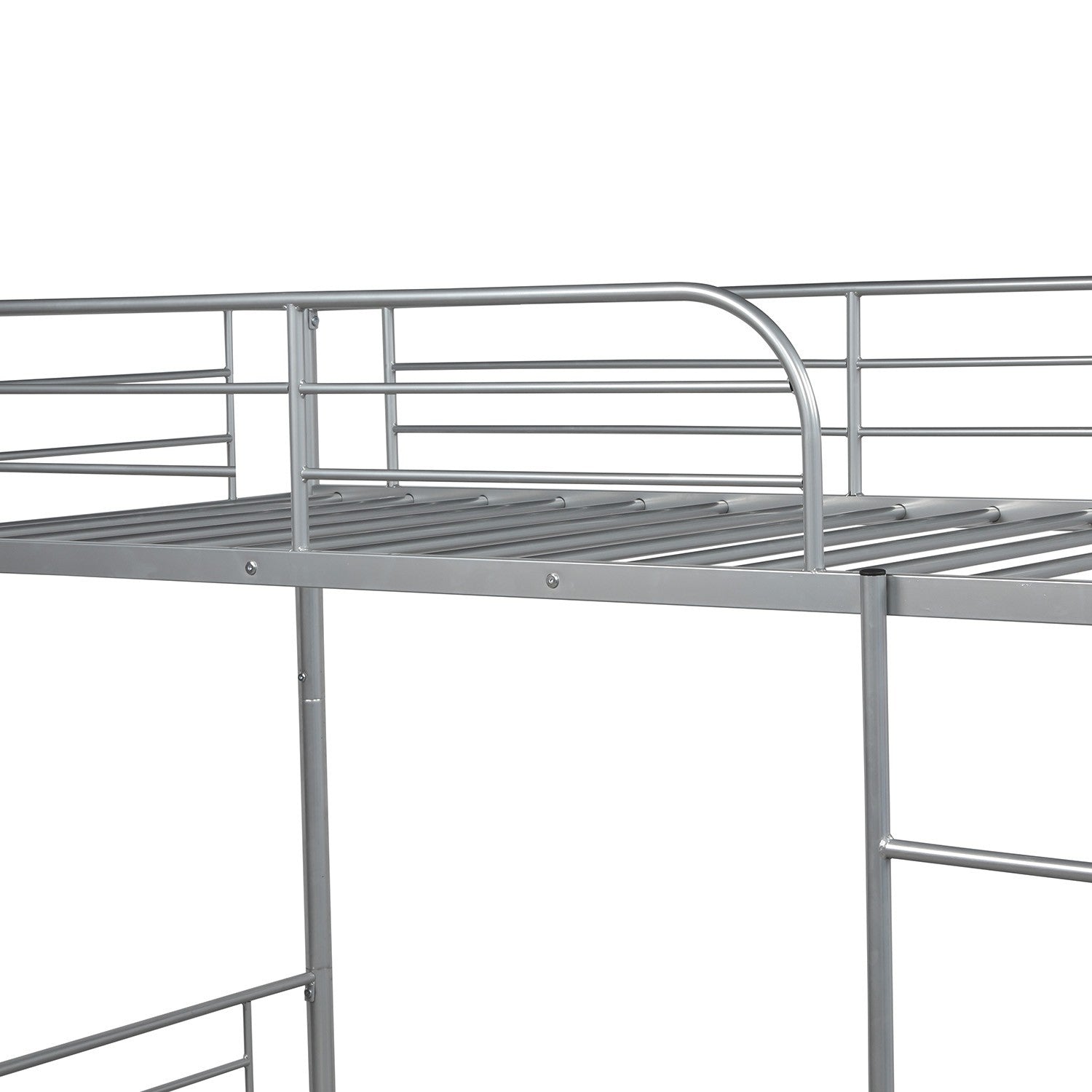 Silver Twin Over Twin  Separable Bunk Bed