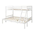 White Twin Size Full Size Bunk Bed