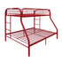 Red Twin Over Full Size Bunk Bed