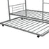 Silver Twin over Twin Traditional Steel Bunk Bed