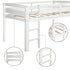 White Twin Size Lof Loft Bed